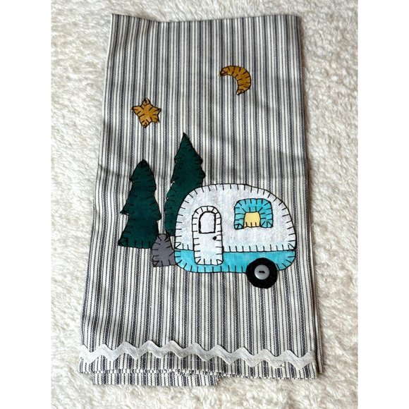 Campers Delight Tea Towels HandMade - Picture 2 of 6